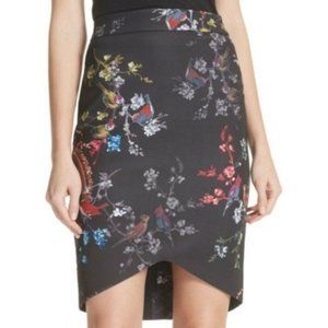 TED BAKER I Opulent Fauna Pencil Skirt 2 4